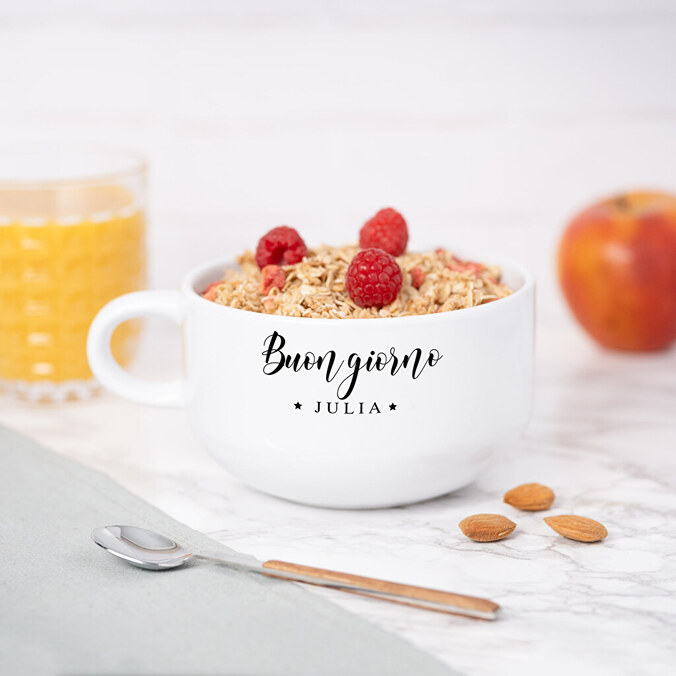 Tazza colazione personalizzata