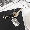 Personalised engraved long keyring