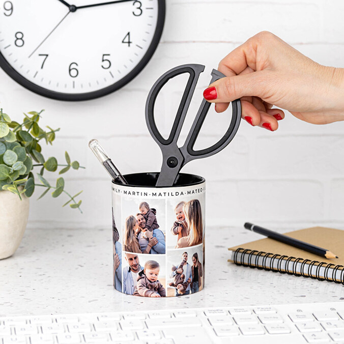Personalised pencil pot