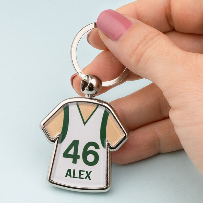 Metalen sleutelhanger T-shirt bedrukken en maken