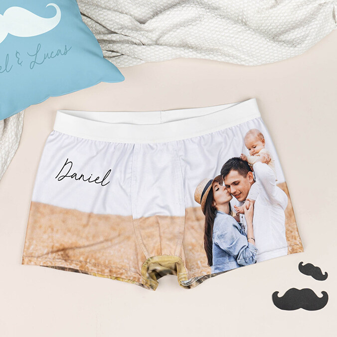 Boxershorts med eget billede