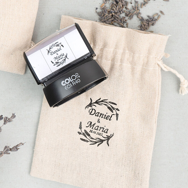 Runden Textil Stempel 4,5ø bedrucken Runden Textil Stempel 4,5ø bedrucken