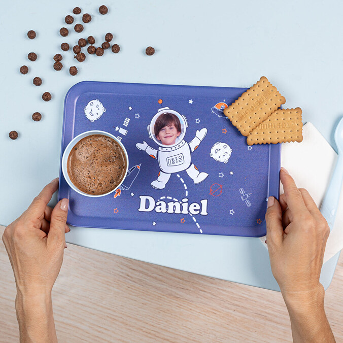 Dienblad met foto bedrukken