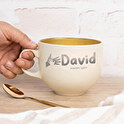 Caneca gravada Gold Latte