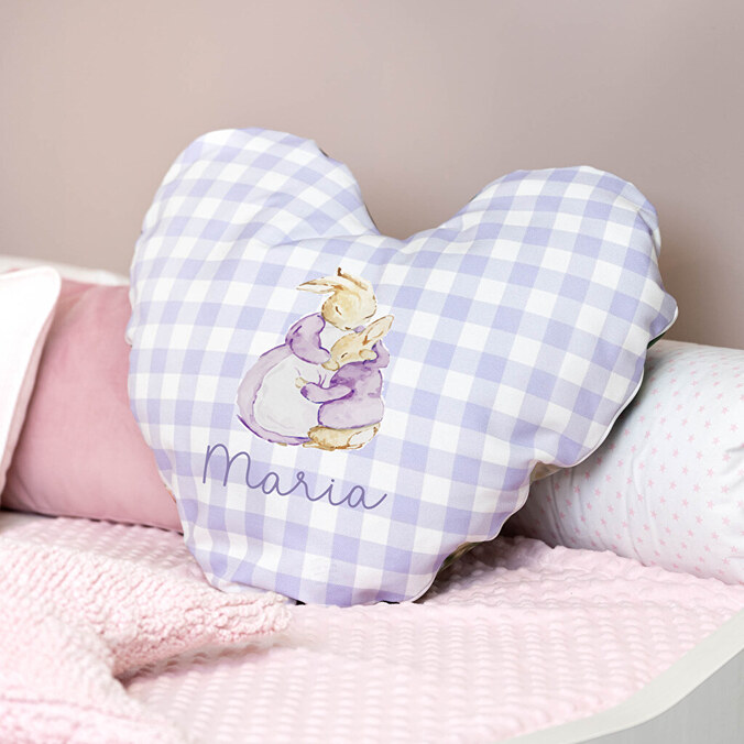 Personalised heart cushion 42x42