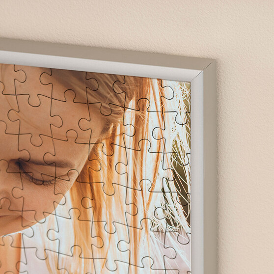 Personalised framed jigsaw puzzle