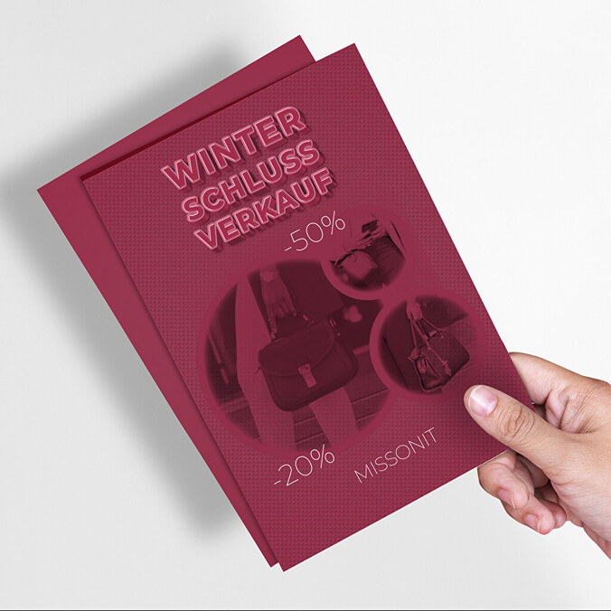 Flyer für Werbung online drucken