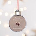 Bolas esféricas con fotos para el árbol de Navidad
