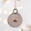 Palline sferiche per albero di natale con foto
