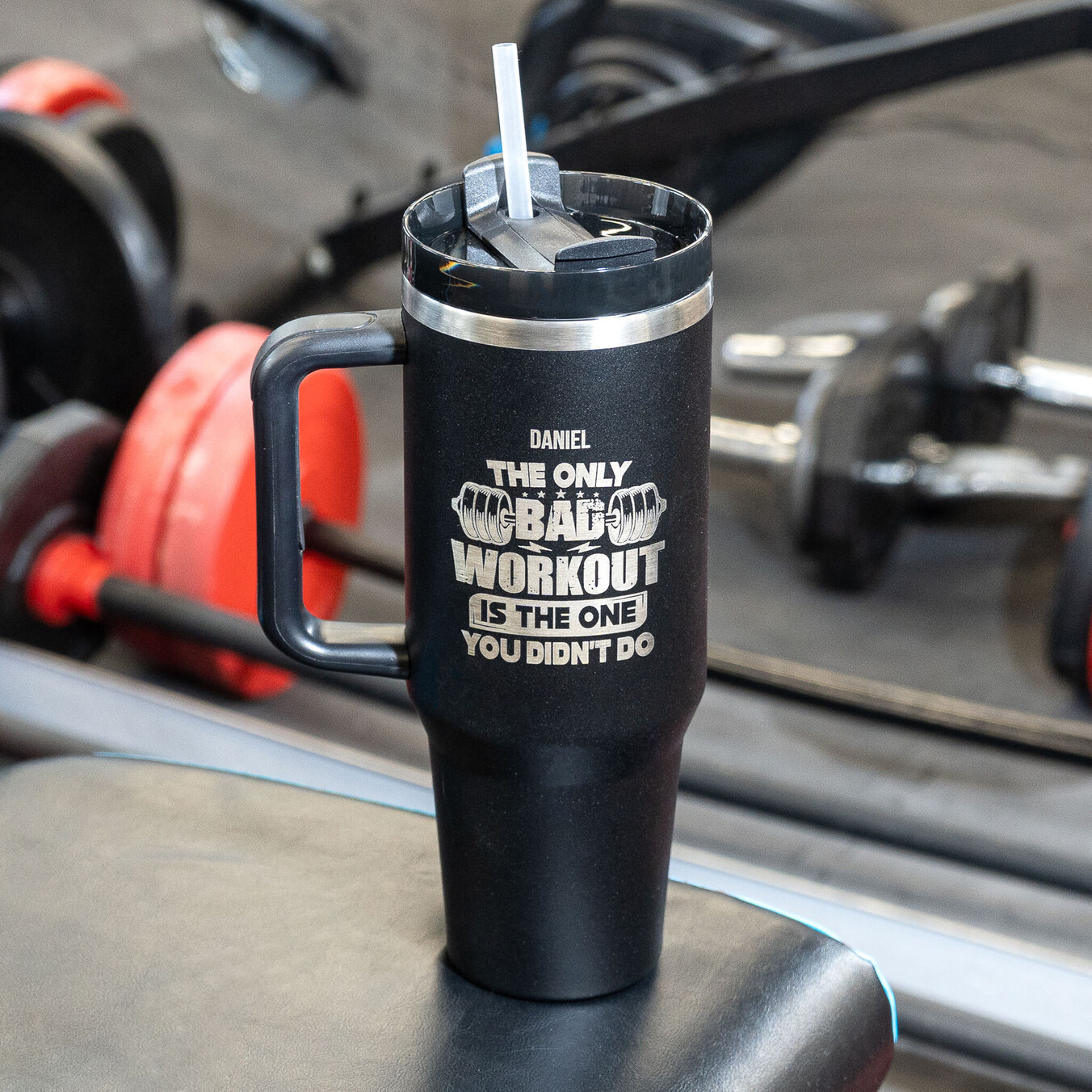 Personalizowany dwuwarstwowy kubek termiczny 1,2 l.
