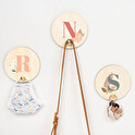 Personalised wooden support with hook