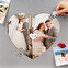 Puzzle magnetico personalizzato a forma di cuore