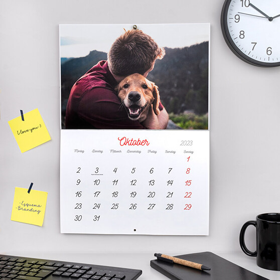 Vergleich personalisierter Wandkalender