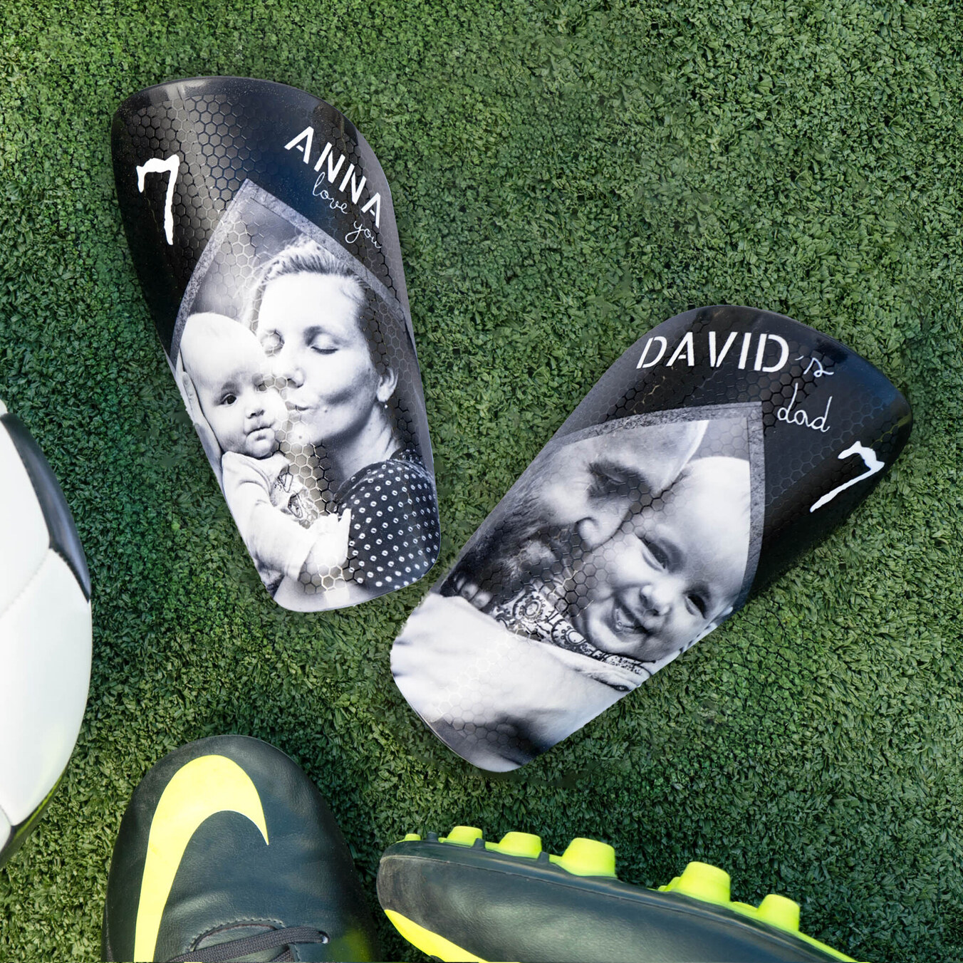 Espinilleras personalizadas Premium