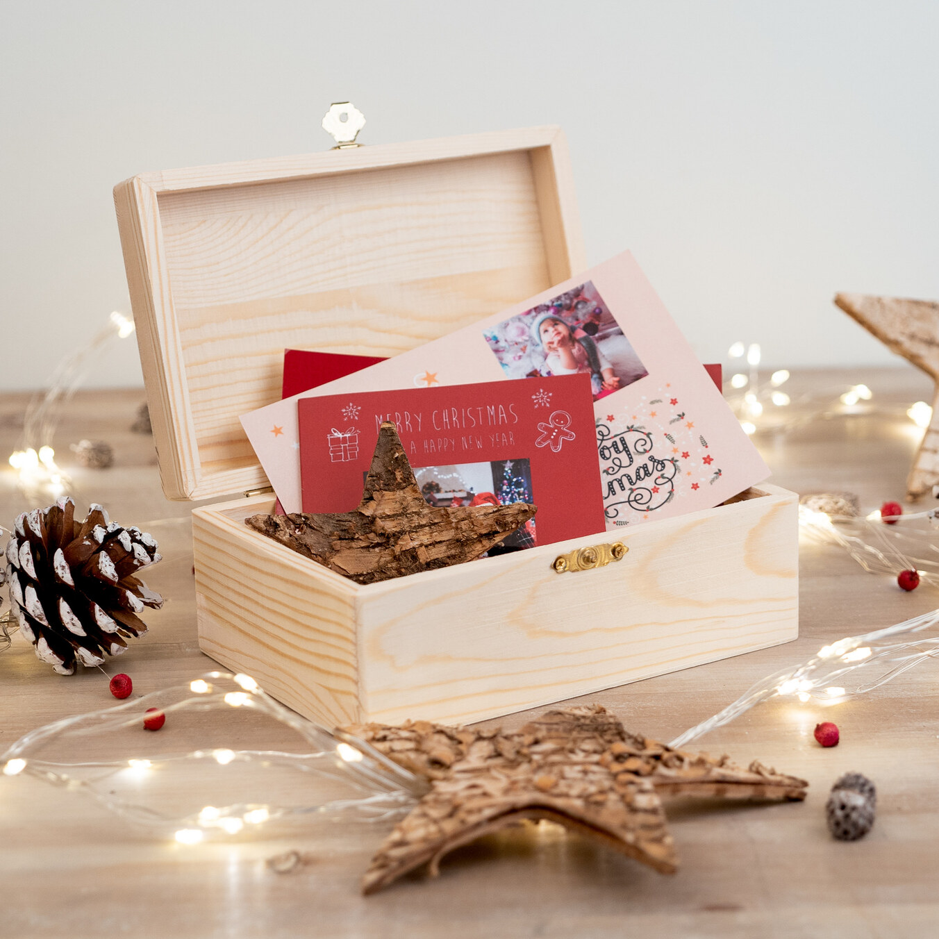 Houten kistje met foto bedrukken en maken