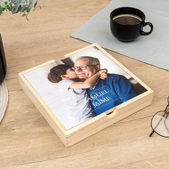 Personalised wooden sudoku game with photo