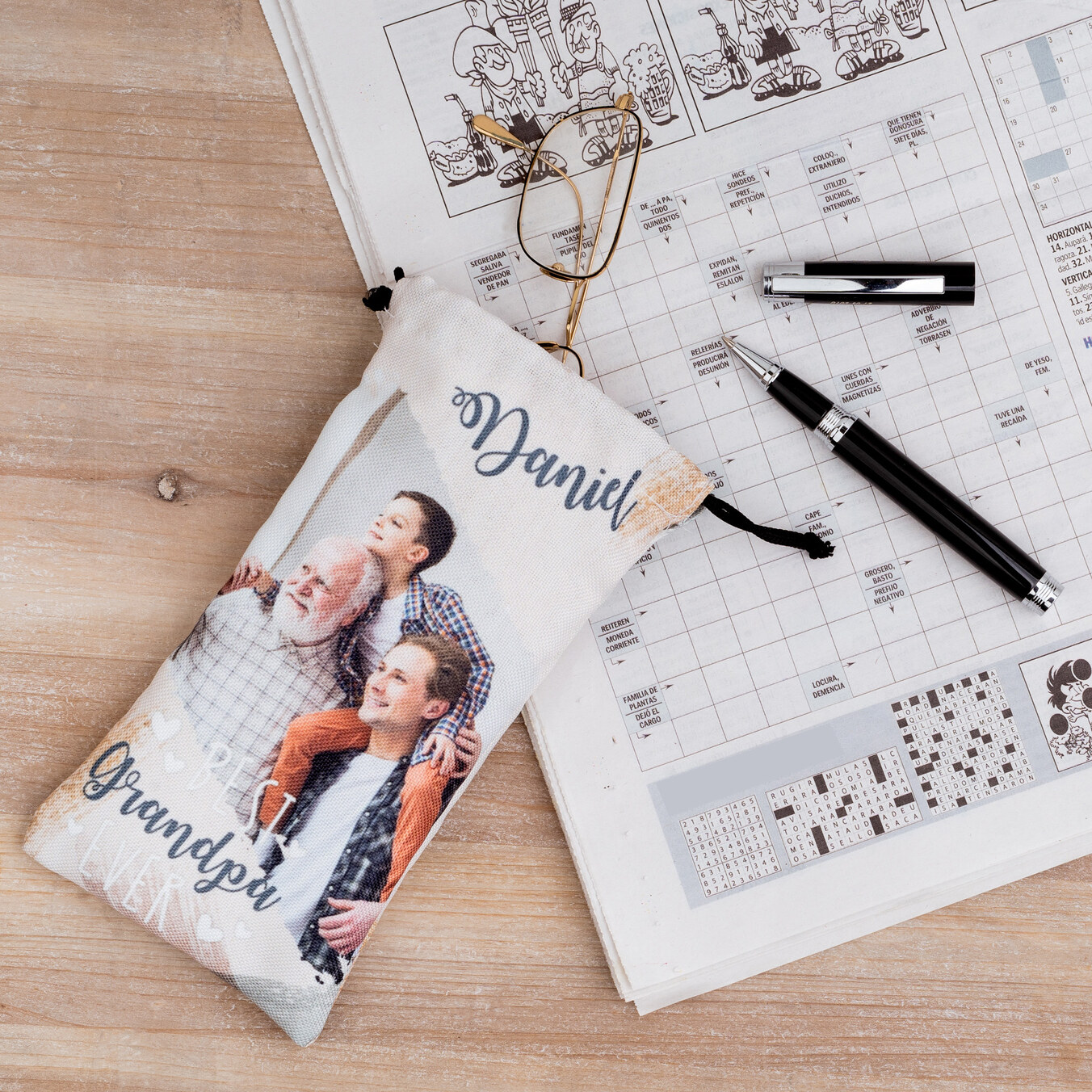 Personalised glasses case