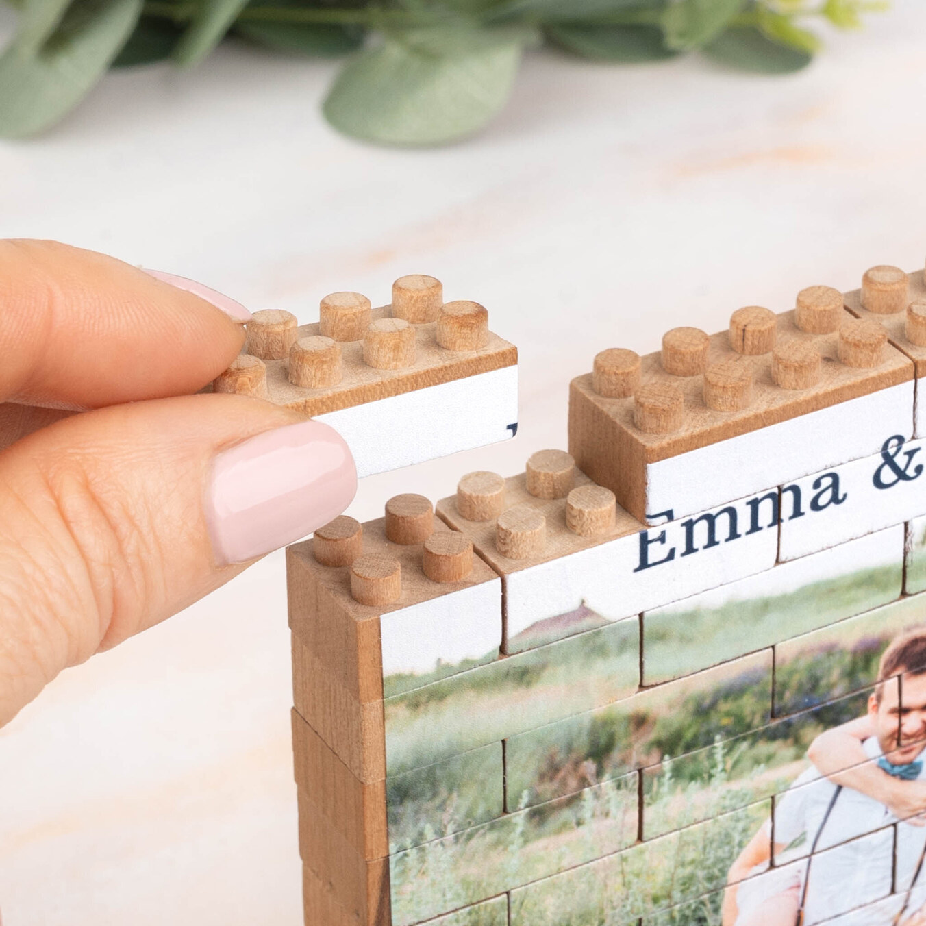 Puzzle Block hout bedrukken
