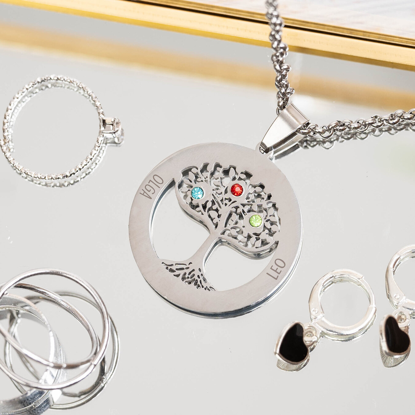Engraved necklace "Tree of Life"