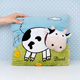 Embroidered 3D baby cushion