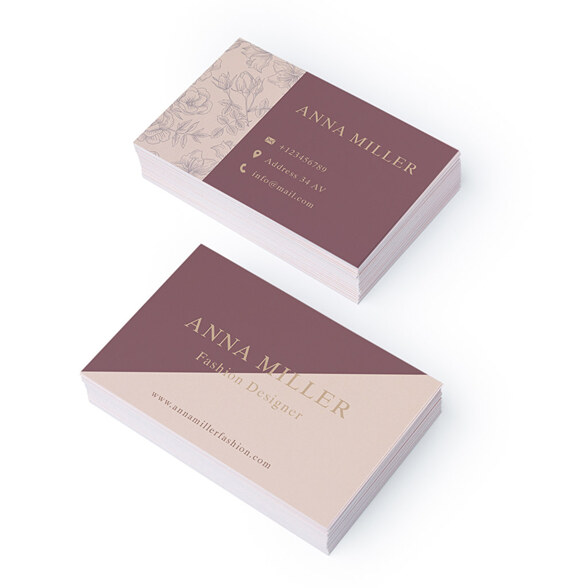 Personalised business cards