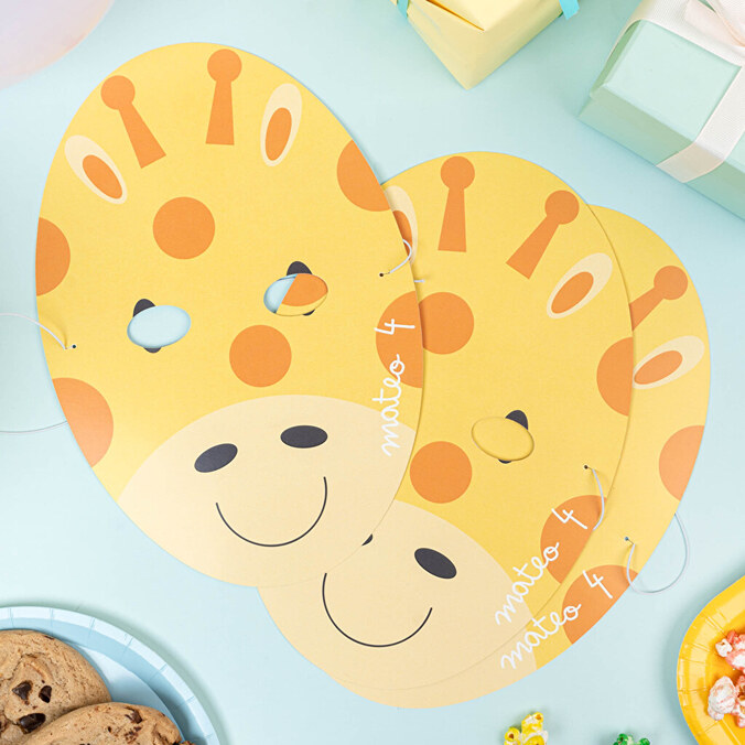 Maschera viso personalizzata di cartone