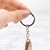 Porte-clés en bois naturel gravé