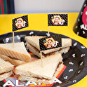Pack of 36 personalised toothpick flags