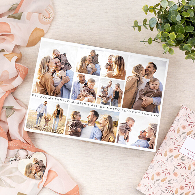 Personalised cardboard box 20x27