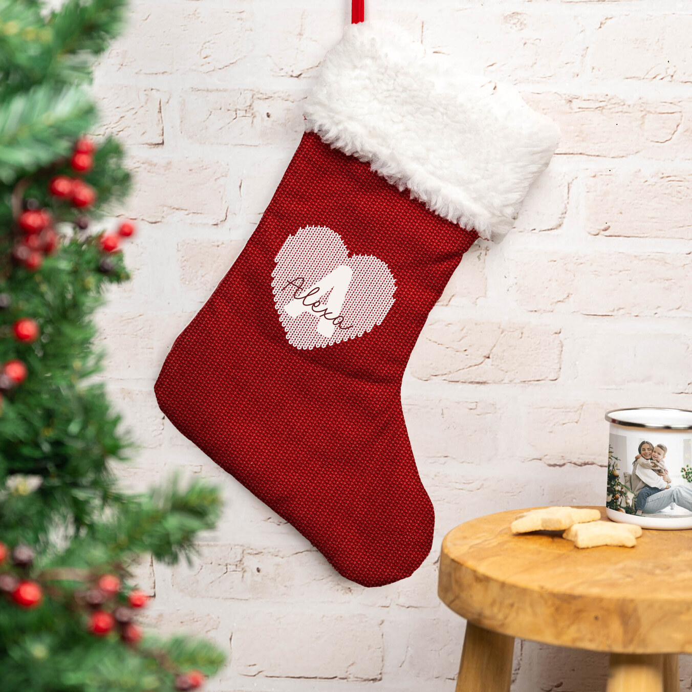 Calcetines navideños personalizados