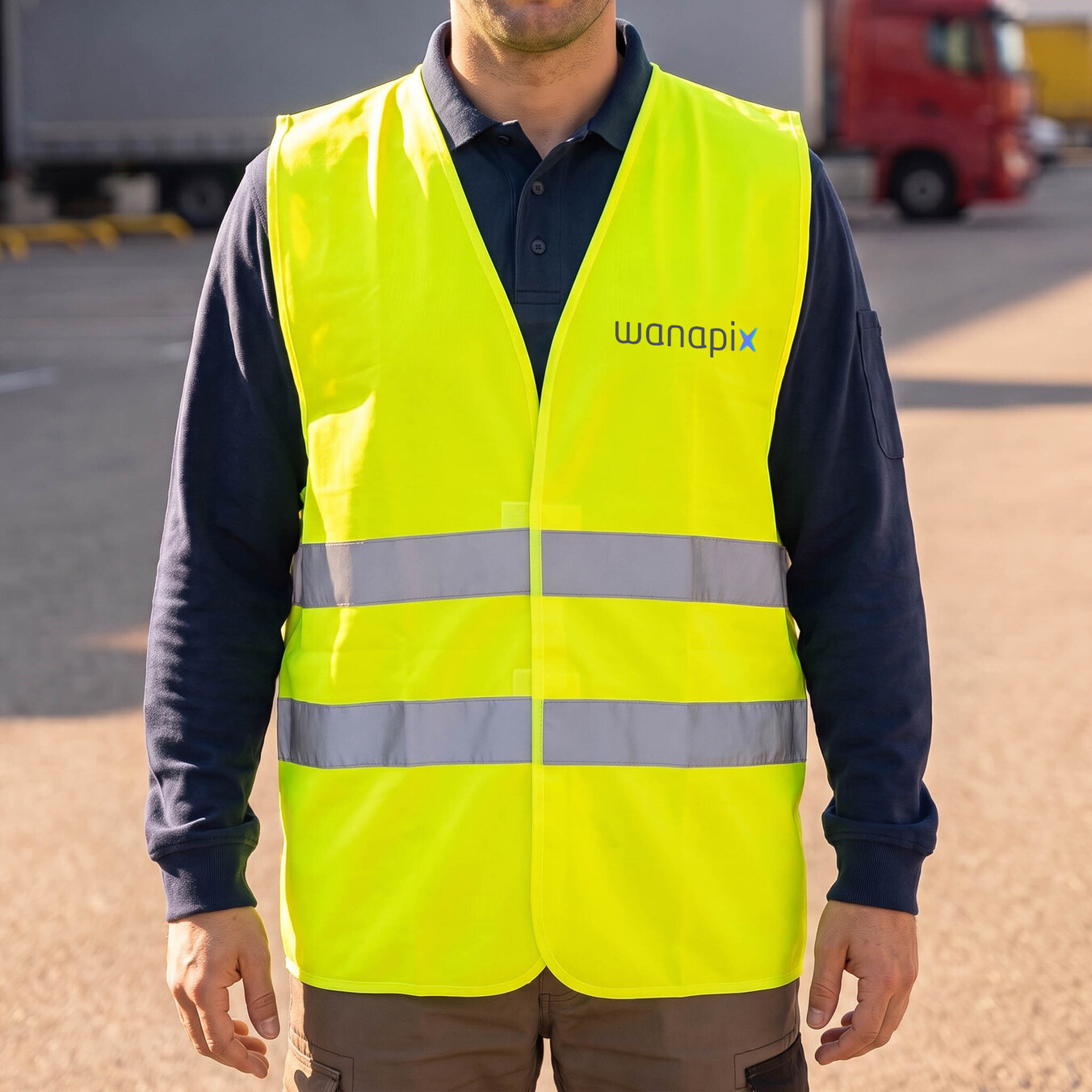 Gilet réfléchissant personnalisé