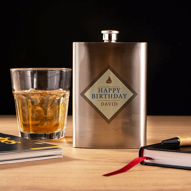 Personalised hip flask Personalised hip flask