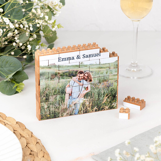 Personalised wooden Puzzle Block