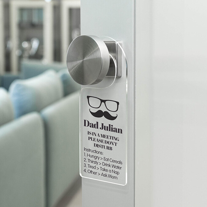 Gepersonaliseerde acryl deurhanger