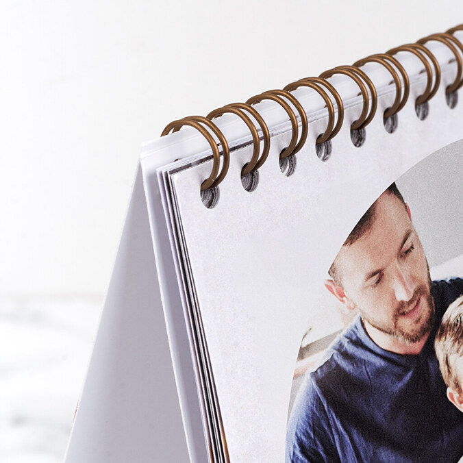Personalised desk calendars