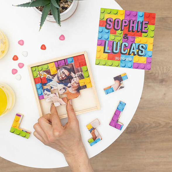 Personalised Tetris puzzle