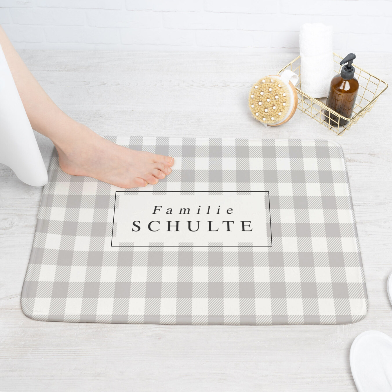 Badematten selbst gestalten