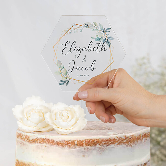 Personalised cake toppers