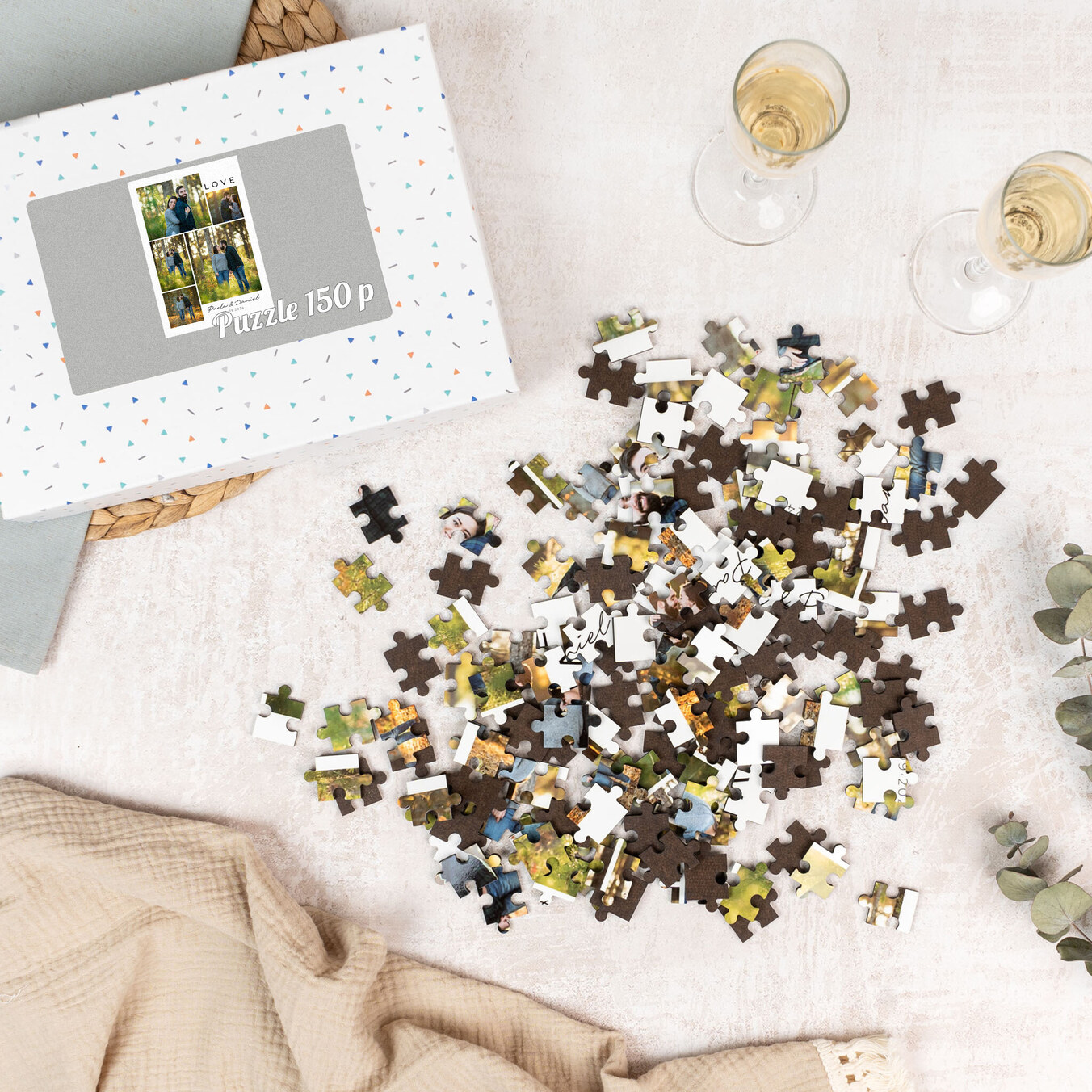 Personalizowane puzzle drewniane
