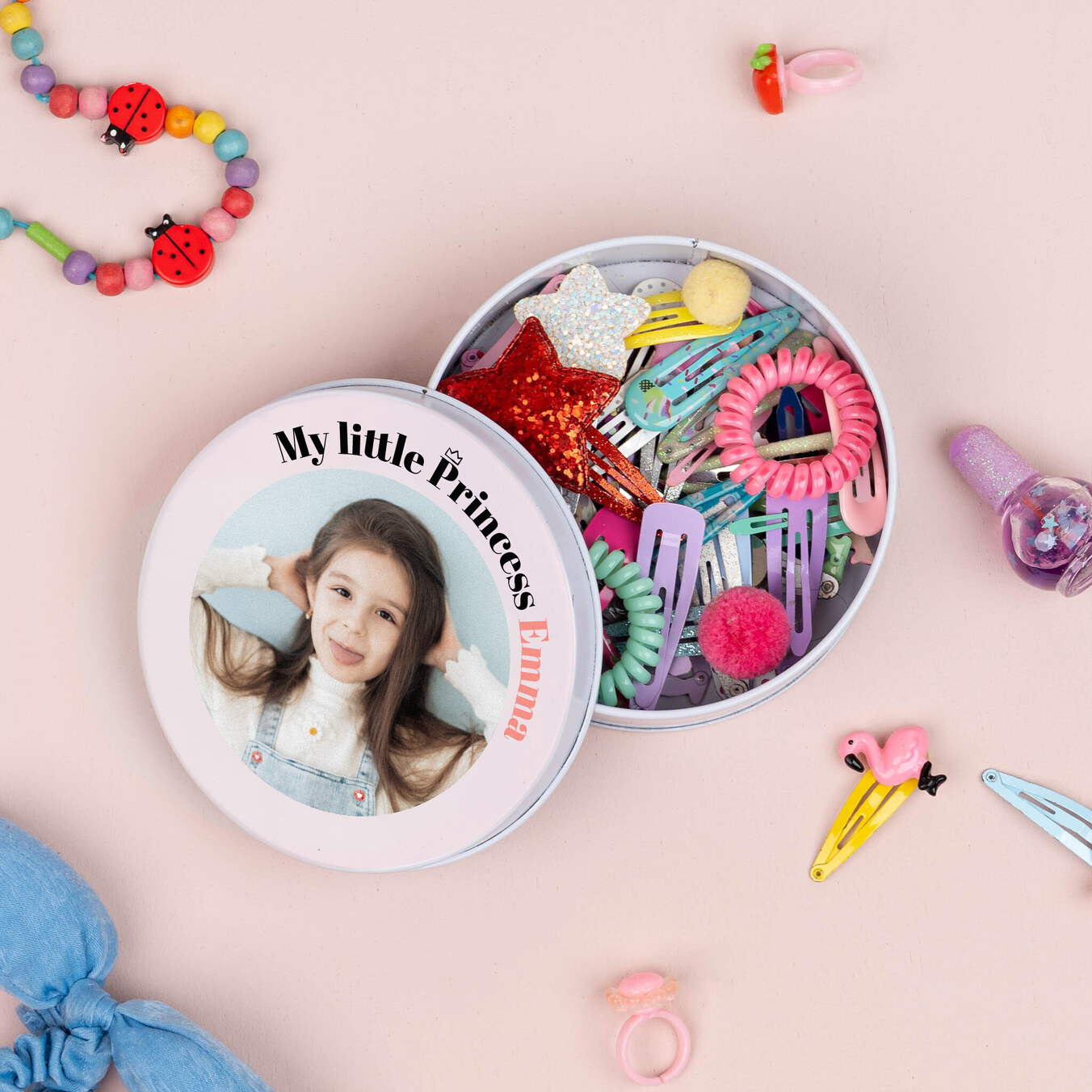 Personalised tin box