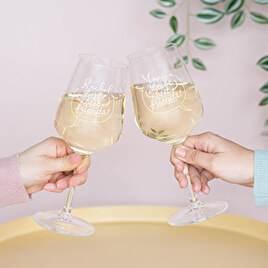 Pack 2 glasses of wine