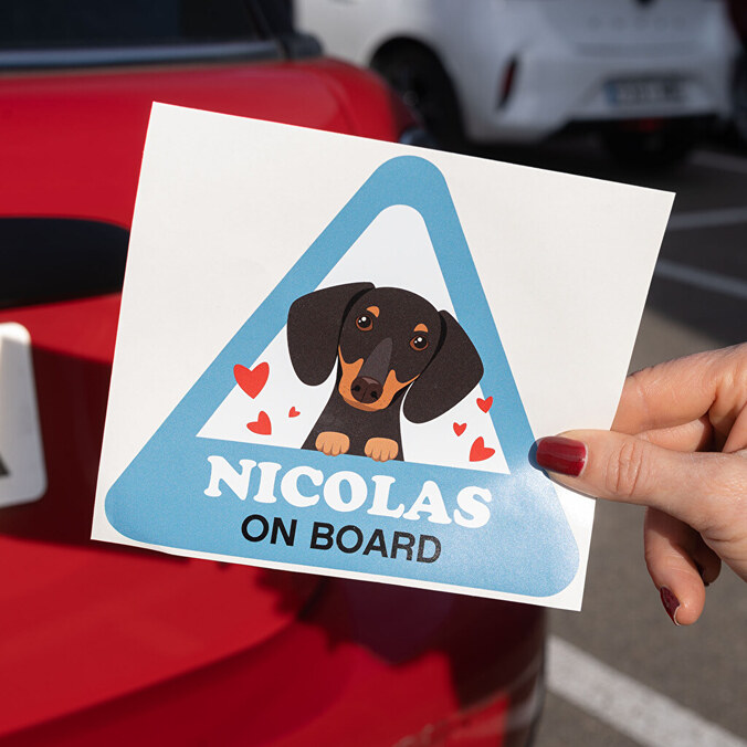 Personalised custom bumper stickers for cars