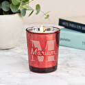 Personalised scented candles