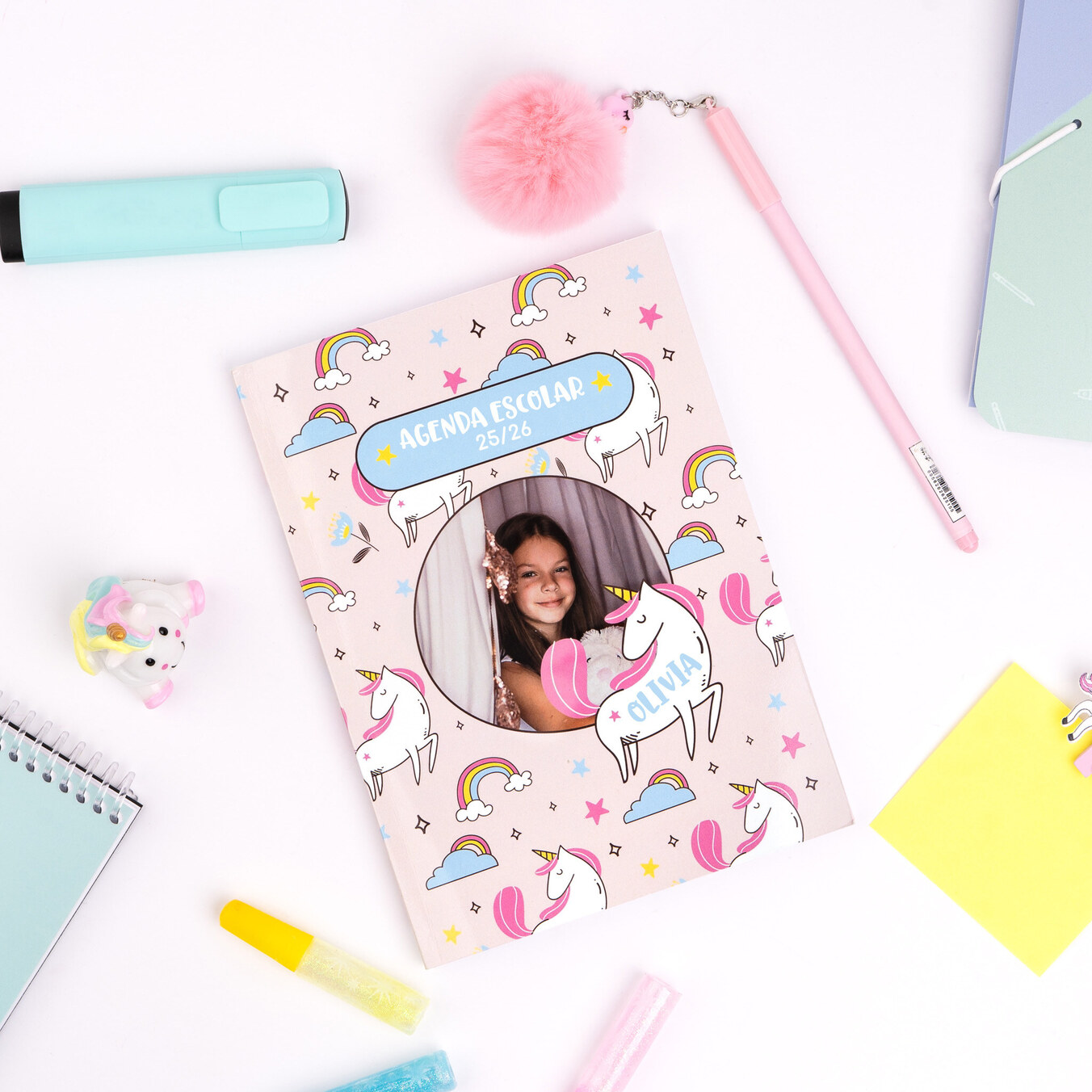 Agenda A5 capa flexível personalizada