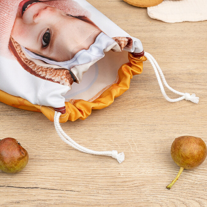 Personlig snack pose med billede og navn