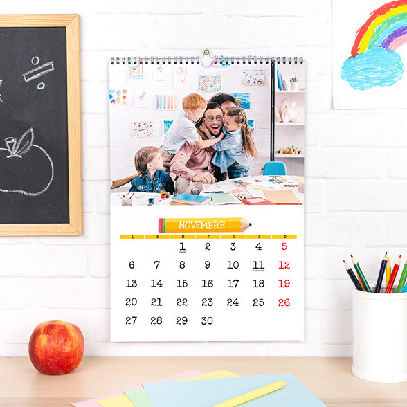 Calendriers muraux photo personnalisés