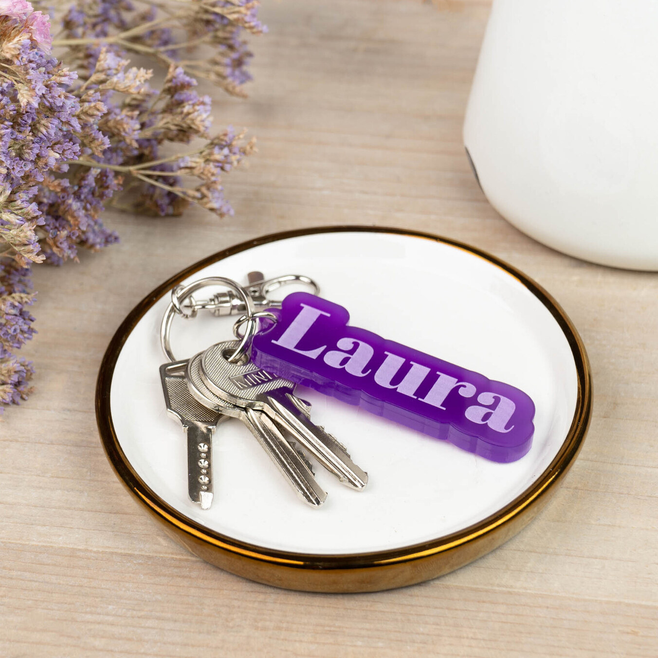 Personalizowany brelok do kluczy z imieniem