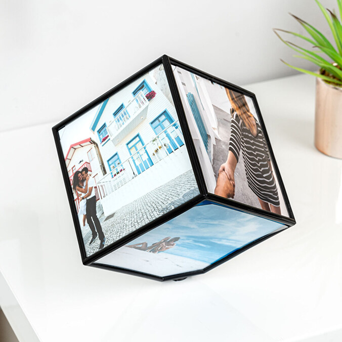 Cubo fotografico girevole