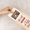 Personalised wooden wine box