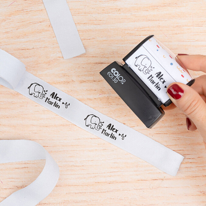 Namensstempel für Kleidung